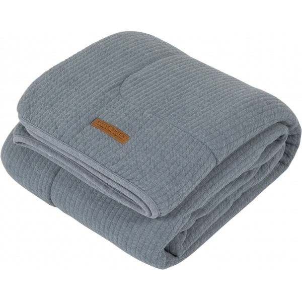 Cot blanket - Pure Blue