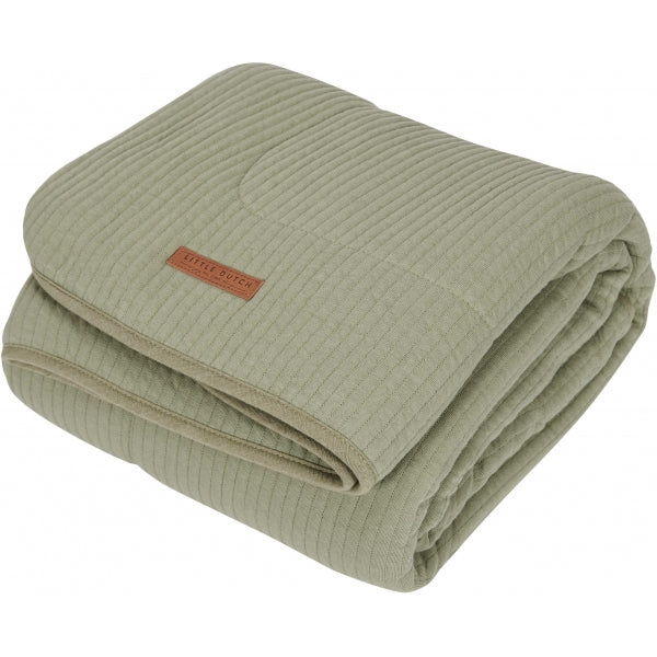 Cot blanket - Pure Olive