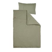 Cot duvet cover - Pure Olive