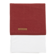 Cot sheet - Pure Indian Red