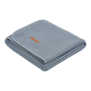 Cot summer blanket  - Pure Blue