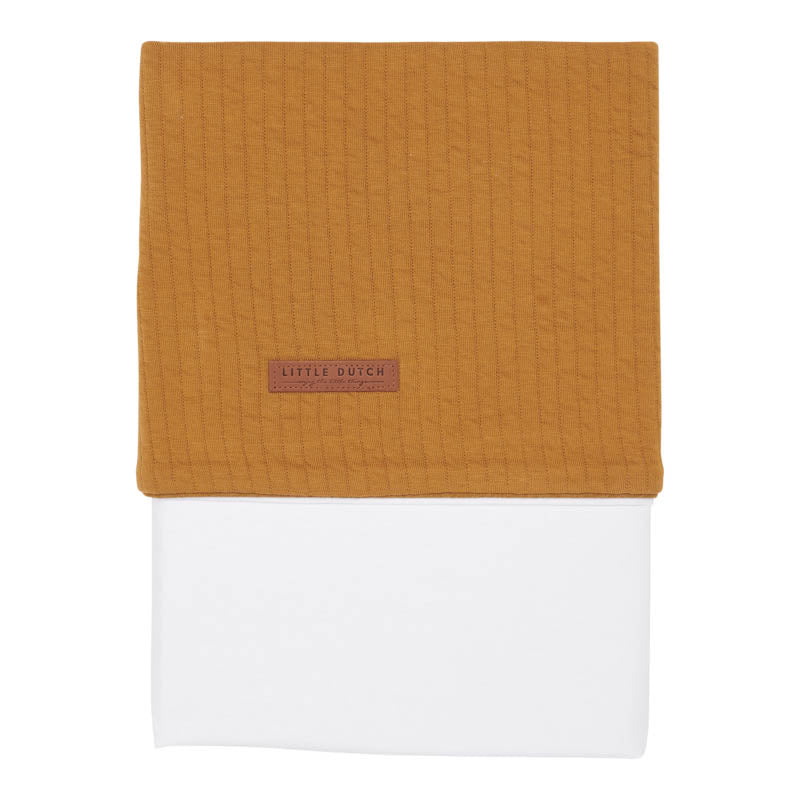 Bassinet sheet - Pure Ochre Spice