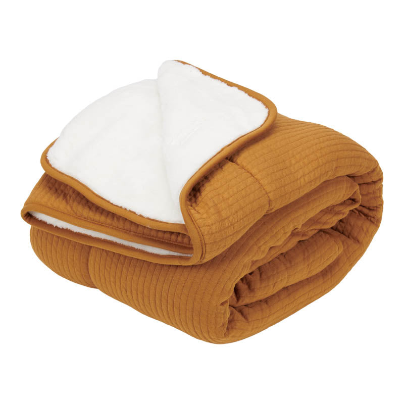 Bassinet blanket - Pure Ochre Spice
