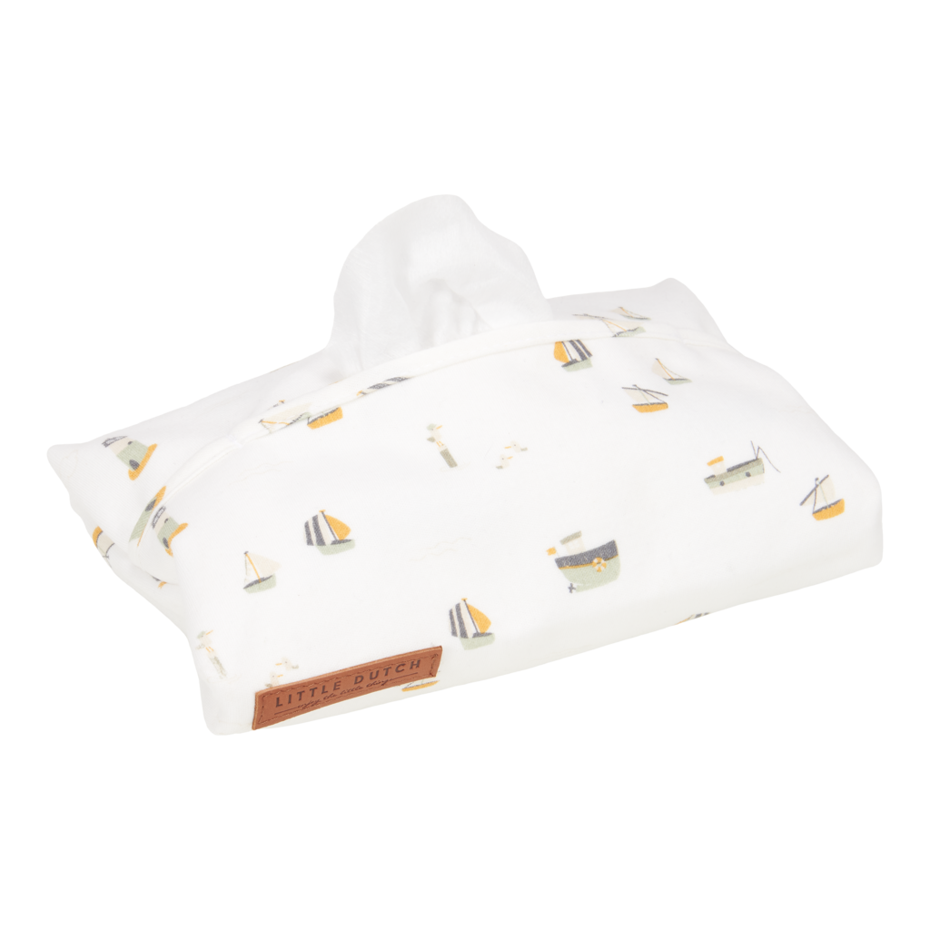 Baby wipes cover - Sailors Bay White