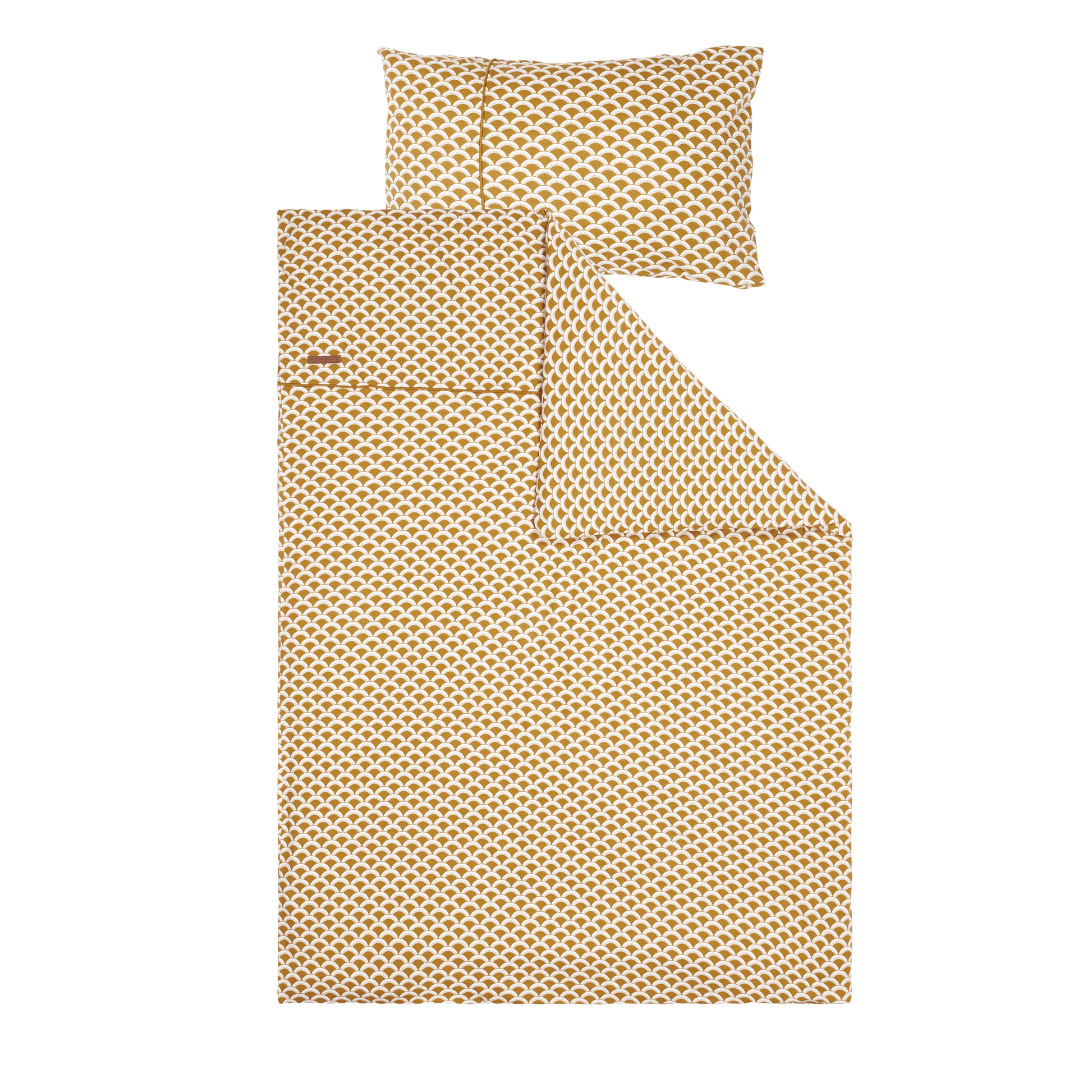 Cot duvet cover - Sunrise Ochre