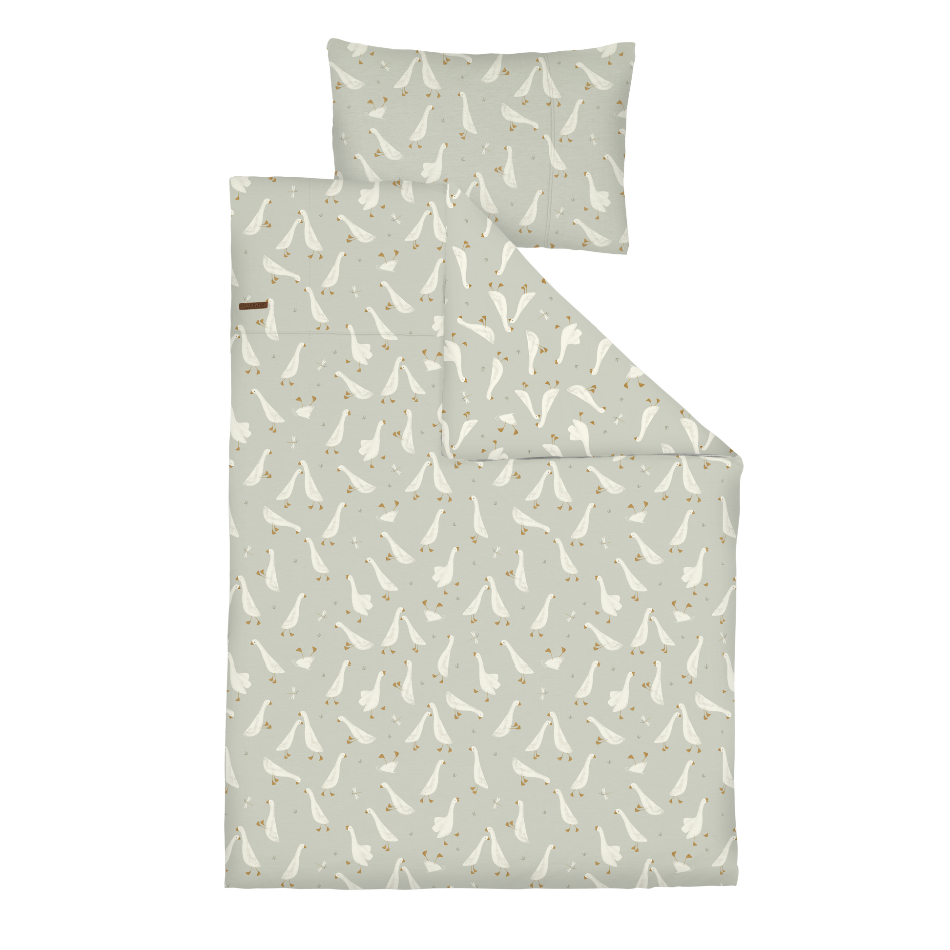 Cot duvet cover - little goose