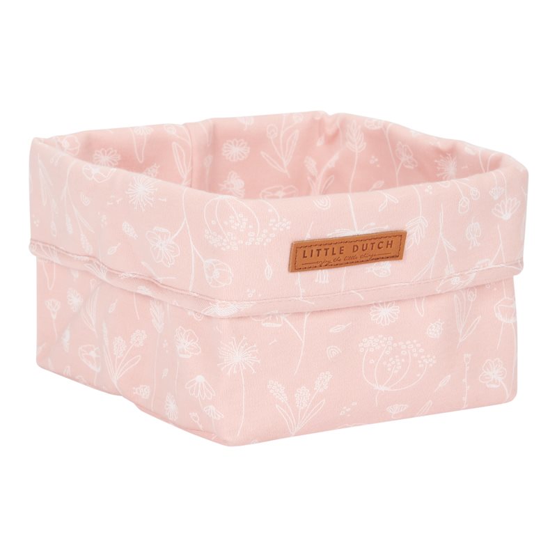 Storage basket small - Wild Flowers Pink