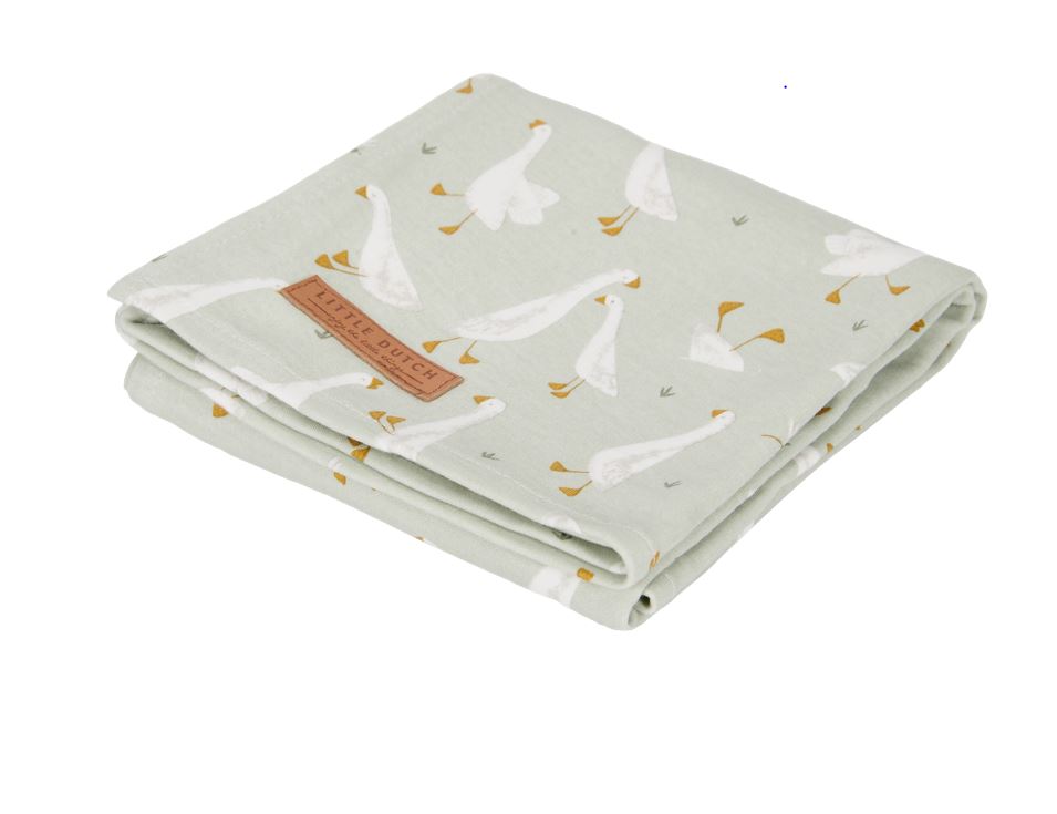 Swaddles 120 x 120 - Little Goose / Pure Olive