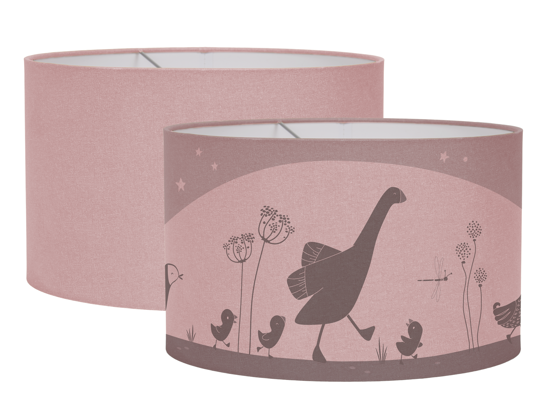 Pendant light Silhouette Little Goose - Pink
