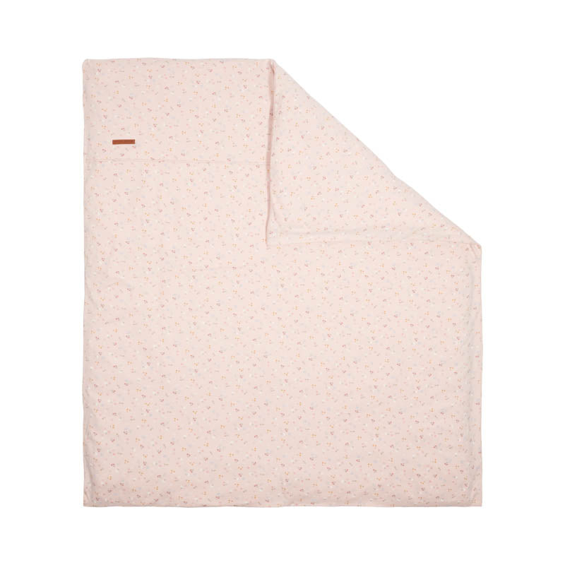 Bassinet blanket cover - Little Pink Flowers
