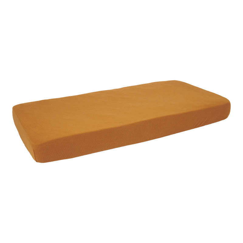 Fitted sheet 70x140/150 - Pure Ochre Spice
