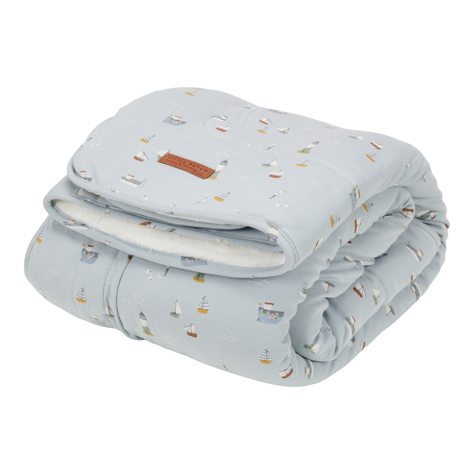 Bassinet blanket - Sailors Bay Blue