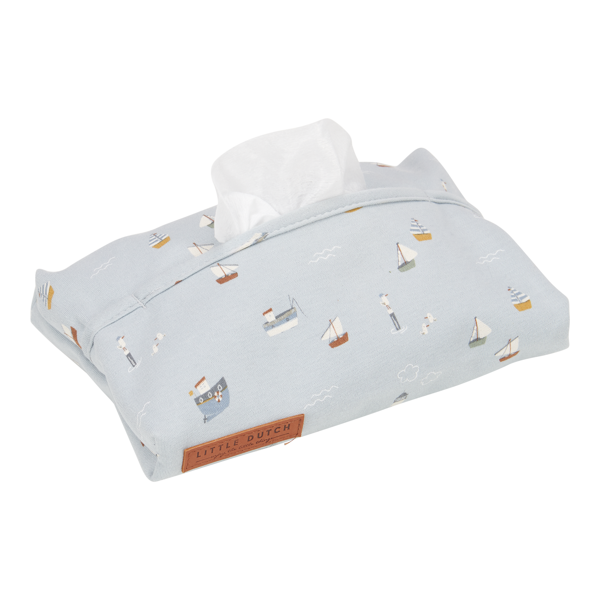 Baby wipes cover - Sailors Bay Blue