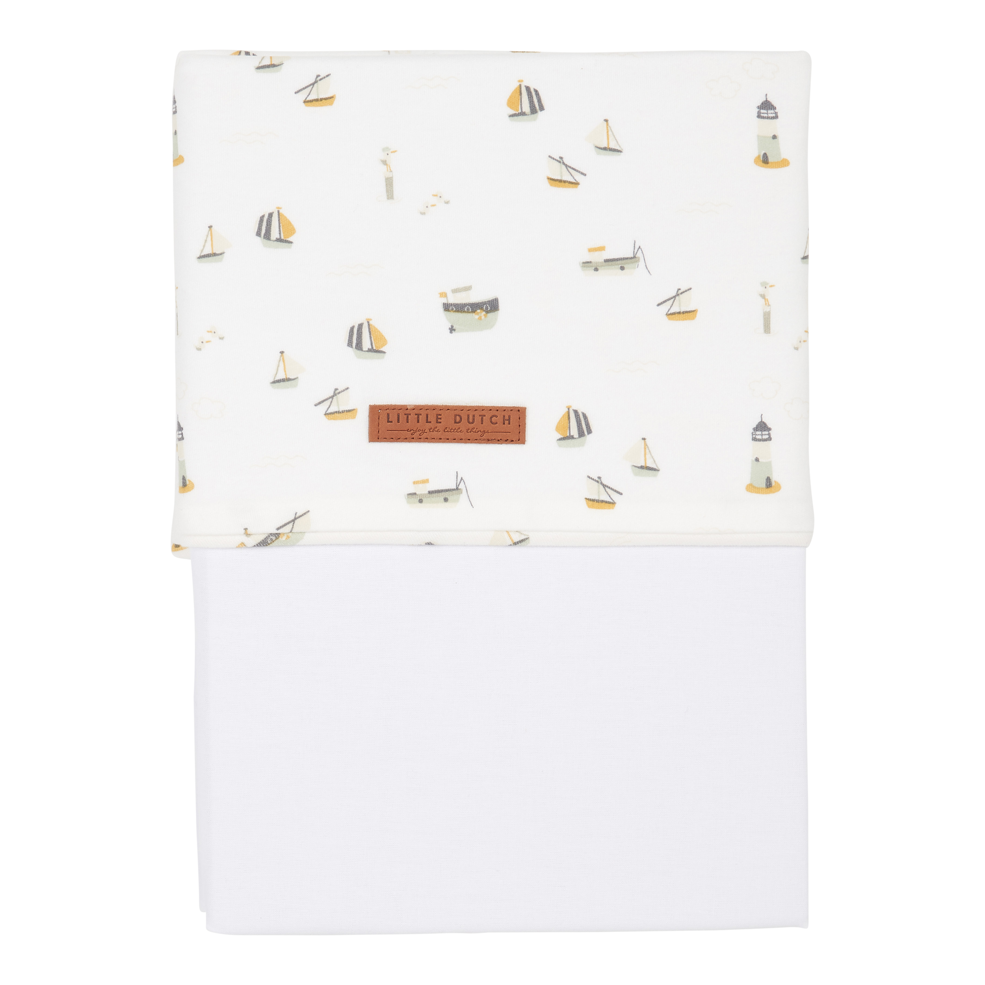 Bassinet sheet - Sailors Bay White