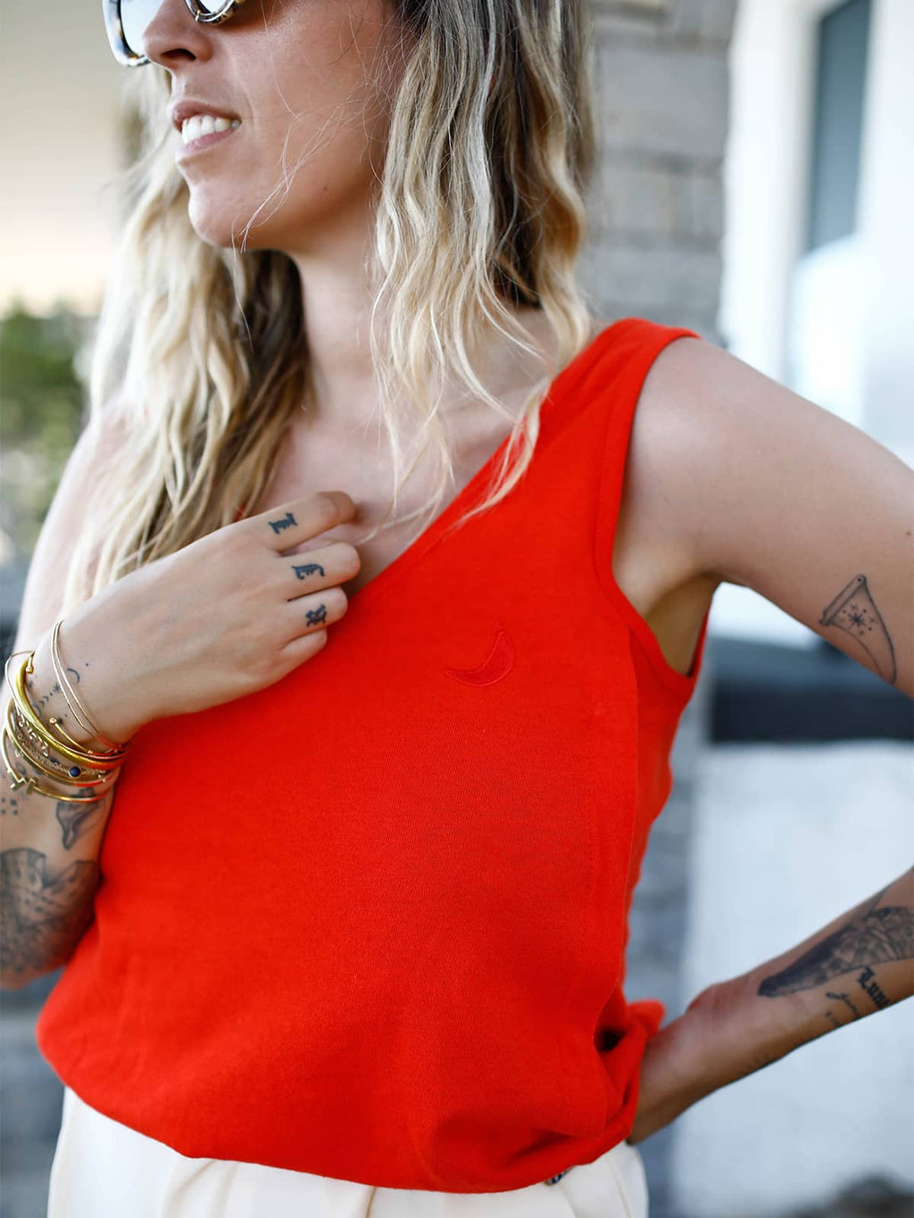 Haut allaitement ete - Tajinebanane | fr:Marion mesure 1m77 et porte une taille M, en:Marion is 1m77 and wears a size M, de:Marion ist 1.77m und trägt Größe M