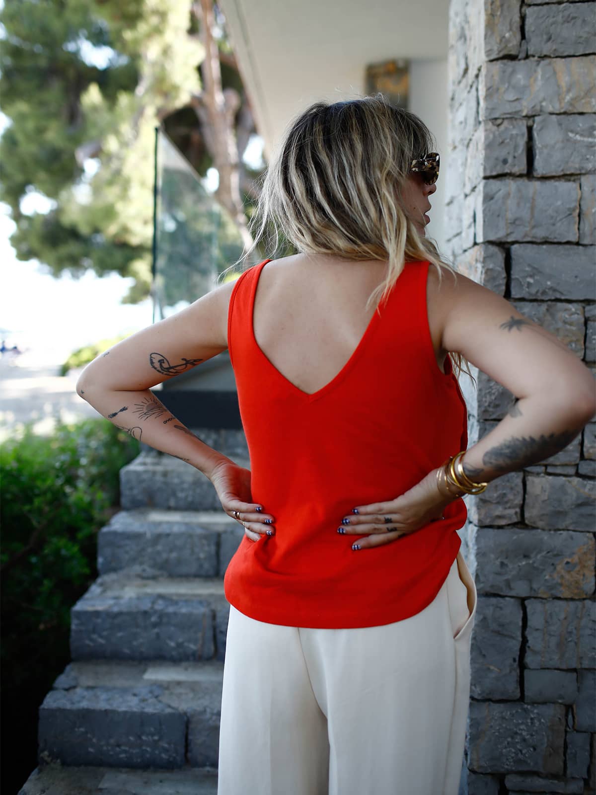 Haut allaitement ete - Tajinebanane | fr:Marion mesure 1m77 et porte une taille M, en:Marion is 1m77 and wears a size M, de:Marion ist 1.77m und trägt Größe M